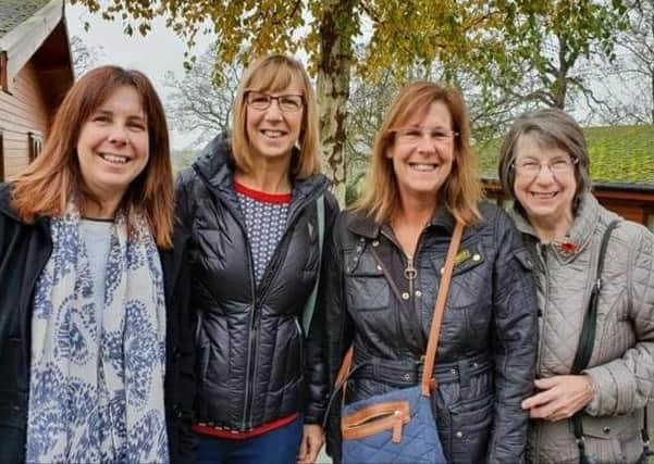 From left, sisters Paula Young, Andrea Fiford and Jan Hughes, with their mum, Carole Dyson EMN-210414-101231001