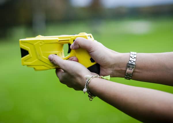 A Taser weapon used by police officers
PHOTO MartisMedia EMN-200503-103859001