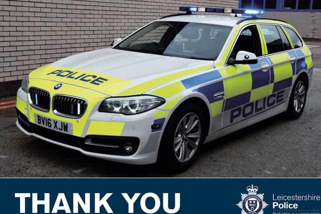 Leicestershire Police have thanked the public for their help EMN-201003-091601001