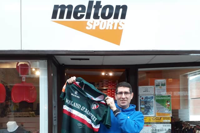 Michael Cooke, owner of Melton Sports, will be doing his bit for Sport Relief once again EMN-201003-181948002