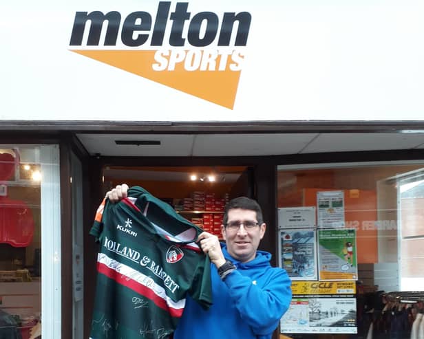 Michael Cooke, owner of Melton Sports, will be doing his bit for Sport Relief once again EMN-201003-181948002