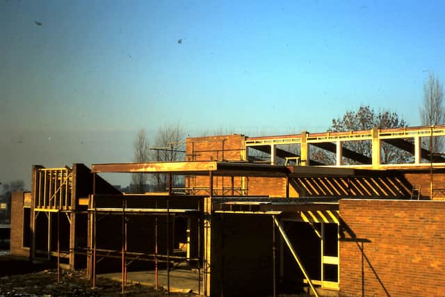 Sandy Lane Methodist Church under construction in the late 1960s in Melton EMN-201003-171113001