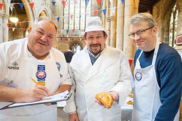 Judges at the British Pie Awards in Melton EMN-201103-103248001