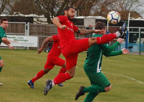 Laithan Hammond made it five goals in 12 appearances at Rushden
