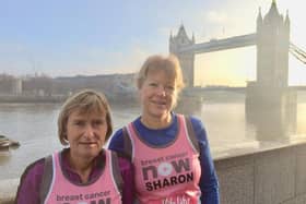 Elaine and Sharon ran well in a field of 20,000 runners at the London Big Half EMN-200316-091554002
