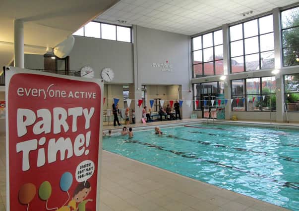 The swimming pool at Waterfield Leisure Centre EMN-200319-154733001