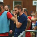 Town manager Tm Manship (right) has transformed the Melton Town squad and fortunes since becoming player-manager in summer 2018 EMN-200325-143108002