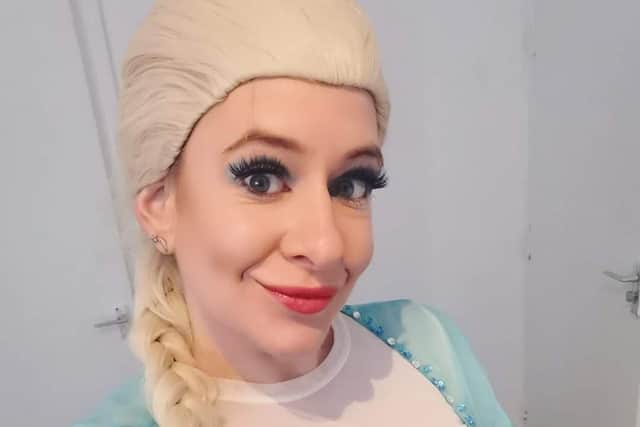 Aimee Harrison as Snow Queen Elsa PHOTO: Supplied