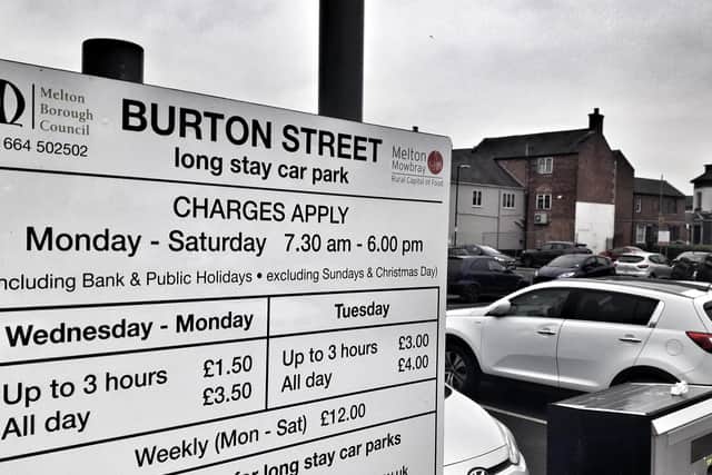 Burton Street car park in Melton EMN-200331-081751001