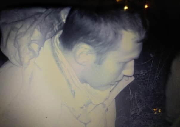 An image of a man police want to talk to in relation to the tampering with a badger sett at Old Dalby EMN-200104-175509001