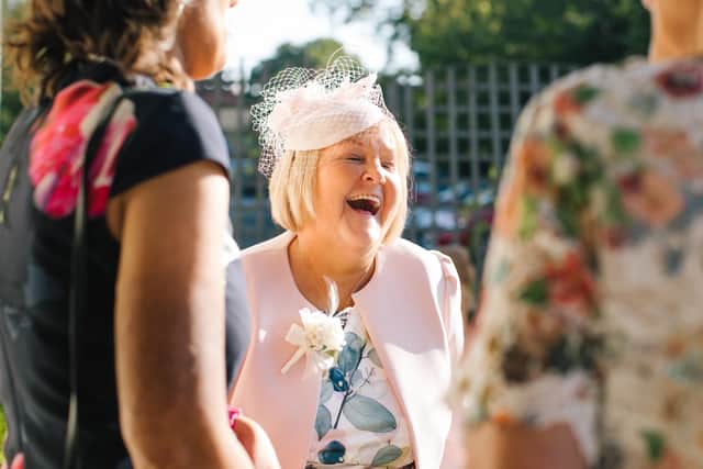 Sue Dawson pictured at daughter Katie's wedding
Photo Kelly Clarke EMN-200415-123011001