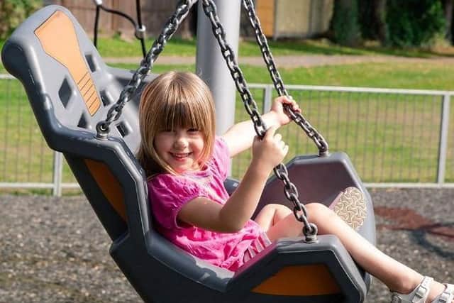 A Mirage Swing, which is to be added to the project to overhaul the play area in Melton's Play Close EMN-200416-123823001
