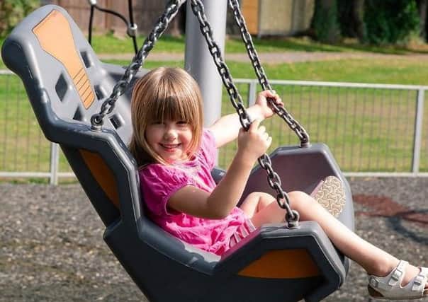 A Mirage Swing, which is to be added to the project to overhaul the play area in Melton's Play Close EMN-200416-123823001