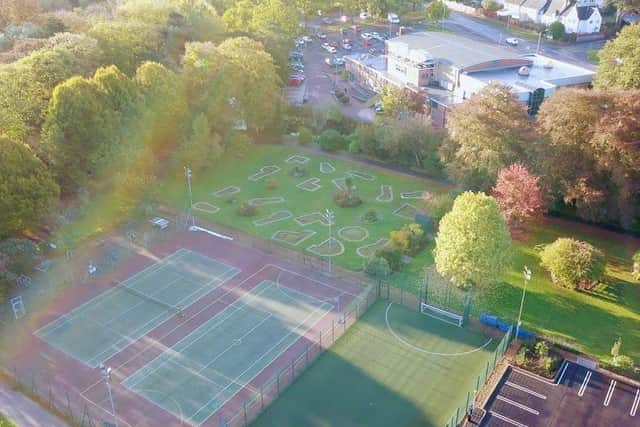 An aerial view of Waterfield Leisure Centre in Melton
PHOTO Mark @ Aerialview360 EMN-200424-120233001