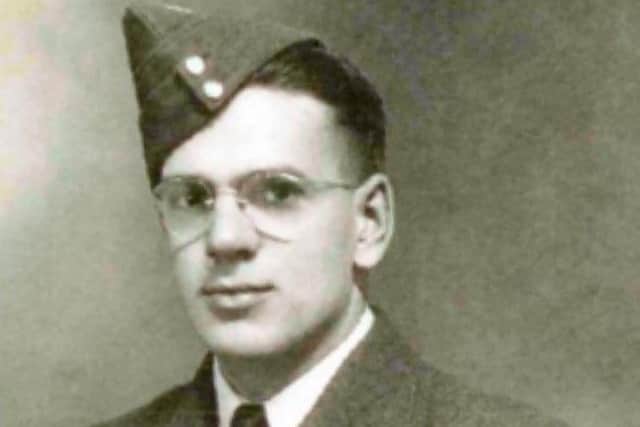 Fl Sgt Rene Landry who was killed near Plungar when his Lancaster bomber crashed EMN-200427-181608001