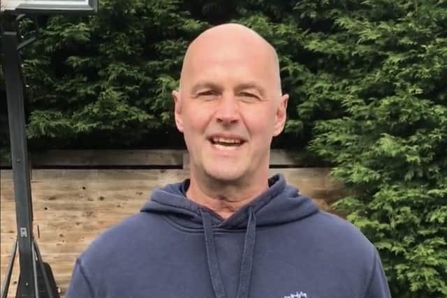 Assistant director and coach Neil Atkins introduces a new skills challenge.