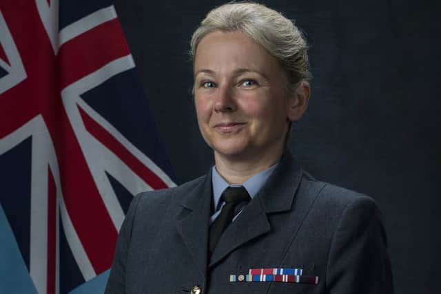 Group Captain Jo Lincoln, the Station Commander at RAF Wittering and Commander of the A4 Force Elements. EMN-200105-102323001