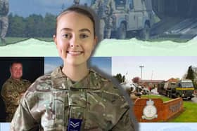 Cadet Cpl Jessica Brown, from 1279 Melton Mowbray Squadron, the new A4 Force Elements Commander’s Cadet at RAF Wittering EMN-200105-102345001