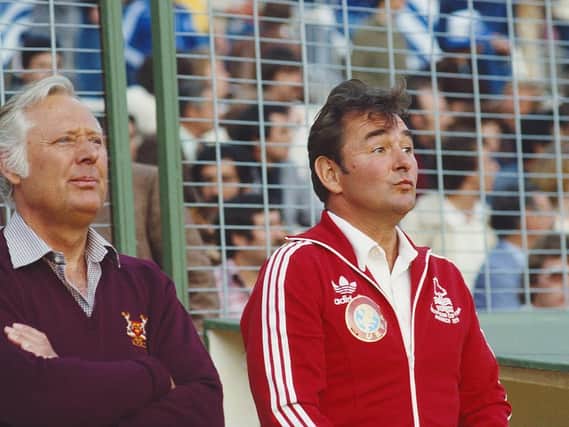Clough at the 1980 European Cup final. Photo: GettyImages