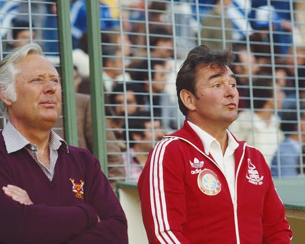 Clough at the 1980 European Cup final. Photo: GettyImages