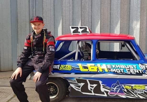 Melton racer Tom Earl, 13.
