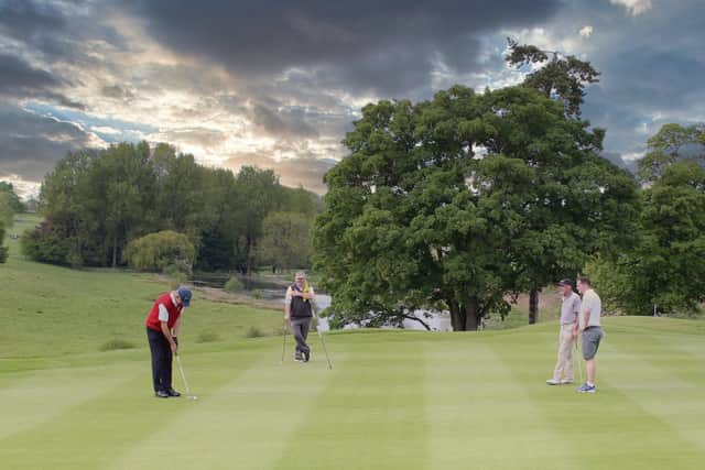 Stoke Rochford hopes lockdown restrictions will be further eased to allow three and fourballs on course in June. This photograph was taken prior to social distancing measures.