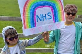 Waltham brothers Oliver and Toby Hill, who raised £700 for the NHS by doing a sponsored litter pick around their home village EMN-200522-101144001
