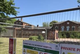 The former St Mary's Hospital site in Melton with the former workhouse prominent here EMN-200526-160703001