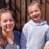 Melton schoolgirl Tia Acey (7) with mum, Charlotte - they are competing against each other as part of a fundraising initiative for a cancer charity EMN-200106-104717001
