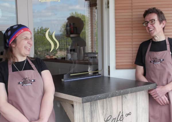 Cafe Allez! owners Claire Fretwell and Mark Trevarthen.