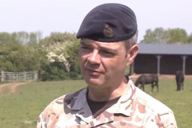 Major Drew Tootal, the DATR's second in command EMN-200406-191105001
