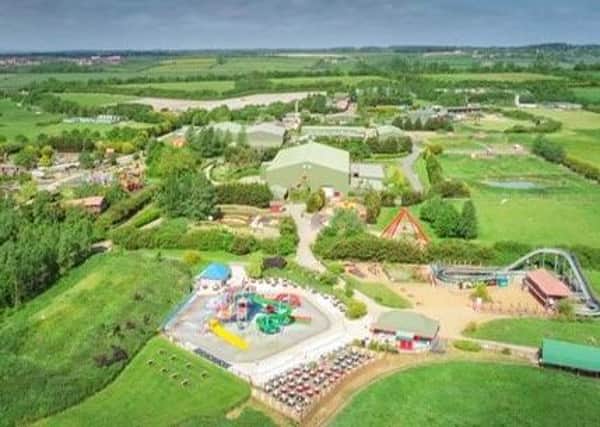 Twinlakes theme park, near Melton, pictured from the air EMN-200616-085108001