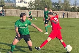 Joe Braithwaite and Paul Anderson in action.