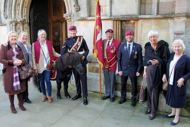 Relatives were among those gathering for the reunion memorial service for 156 Battalion at Melton's St Mary's Church EMN-211013-091737001
