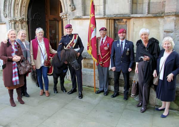 Relatives were among those gathering for the reunion memorial service for 156 Battalion at Melton's St Mary's Church EMN-211013-091737001