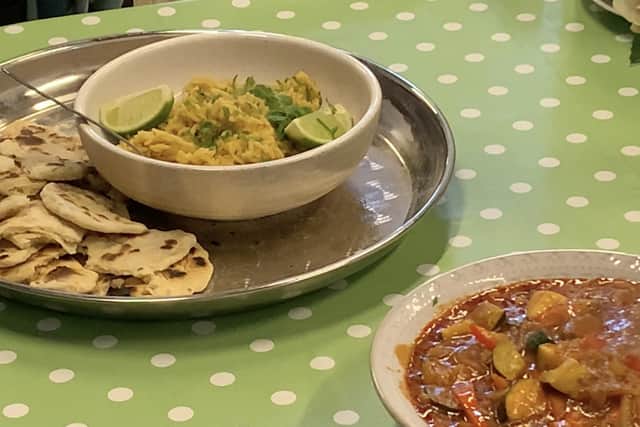 Some of the delicious meals produced at the special Ready, Steady, Cook event at Melton's Storehouse EMN-211025-090148001