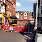A road closure in Market Place in Melton back in 2018 - the road will be closed again for a day on Sunday EMN-211025-102756001