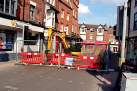 A road closure in Market Place in Melton back in 2018 - the road will be closed again for a day on Sunday EMN-211025-102756001
