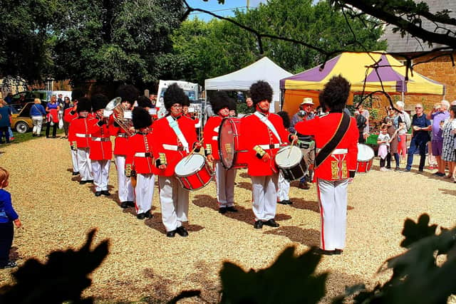 Melton's Toy Soldiers Marching Band tune up before their display at Eastwell Fete two years ago
PHOTO: Tim Williams EMN-211029-180155001