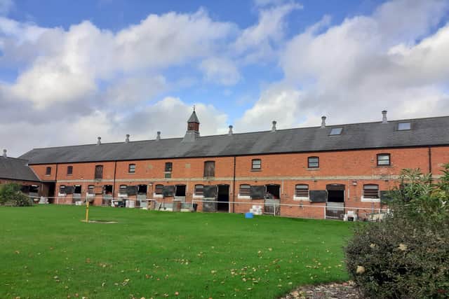 The military stables at Melton's DATR camp which have been awarded a Green Plaque for their contribution to Leicestershire's history EMN-210411-132920001