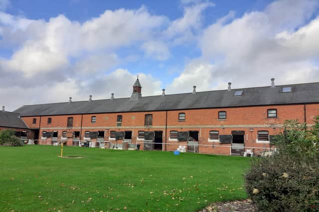 The military stables at Melton's DATR camp which have been awarded a Green Plaque for their contribution to Leicestershire's history EMN-210411-132920001