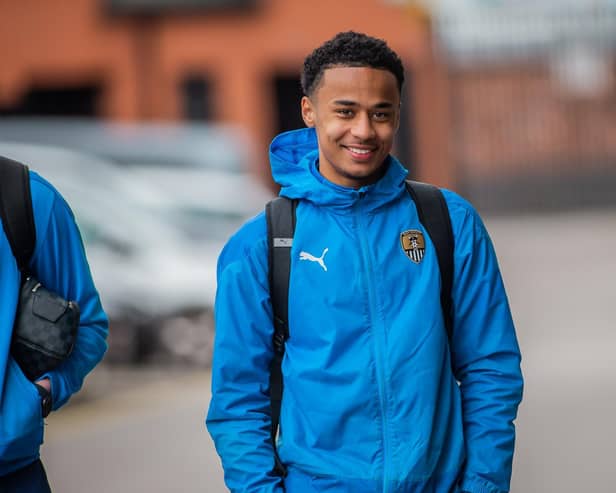 Tyreace Palmer. Photo: Notts County
