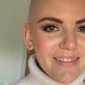 Acute myeloid leukaemia patient Alice Hanagan pictured during her treatment EMN-211122-171607001