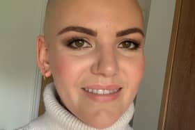 Acute myeloid leukaemia patient Alice Hanagan pictured during her treatment EMN-211122-171607001