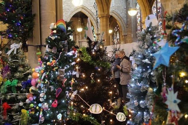 The Melton Christmas Tree Festival  at St Mary's Church in Melton when it was last held two years agoPHOTO PHIL BALDING EMN-211126-125404001