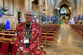 Melton Rector, the Rev Kevin Ashby, pictured at the Christmas Trees @ St Mary's festival EMN-210612-170205001