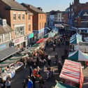 An aerial view of this year's Melton Christmas Market, which attracted 15,000 people over the three days EMN-210712-161115001