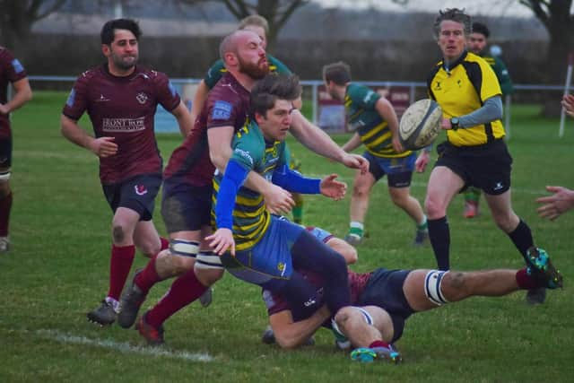 Action from Melton's victory over Huntingdon.