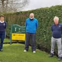 Nick Macdonald, junior organiser, Nancy Denny, safeguarding officer, Tony Westwood, club professional, Haydn Snow, club welfare officer.