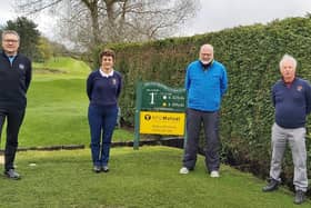 Nick Macdonald, junior organiser, Nancy Denny, safeguarding officer, Tony Westwood, club professional, Haydn Snow, club welfare officer.